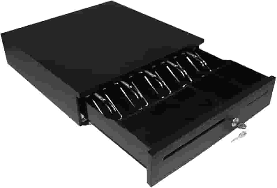 Caixa Registradora Gaveta Dinheiro Moeda Aço Chave