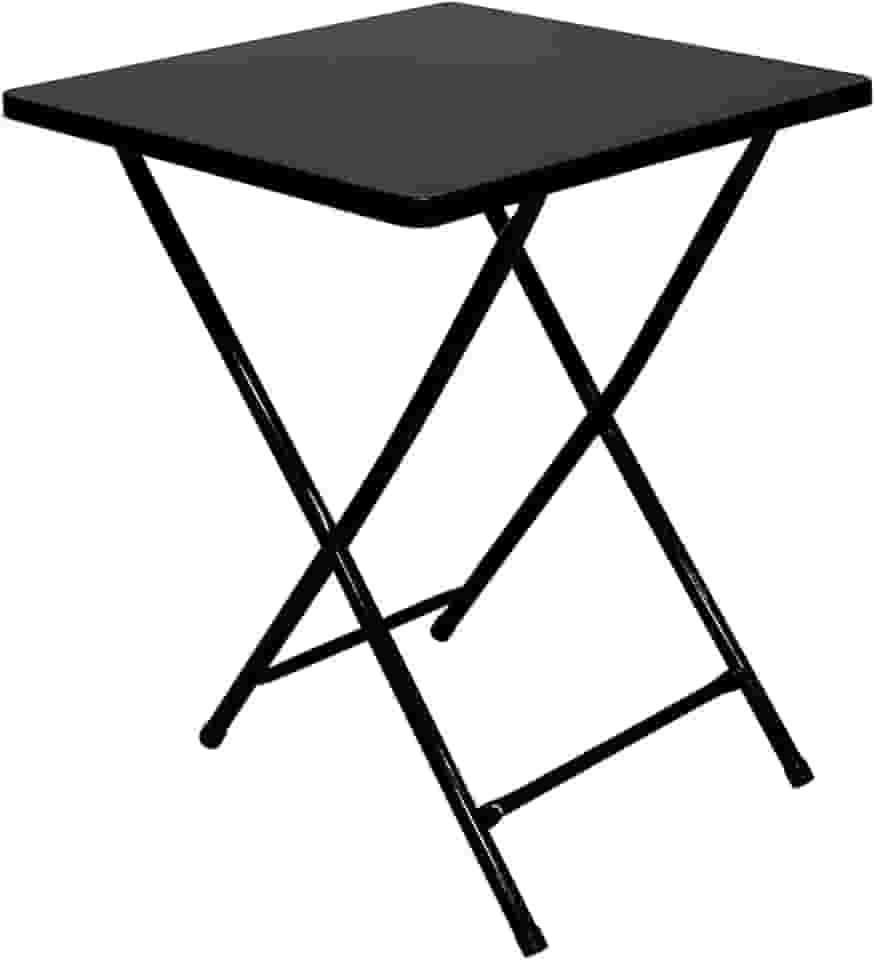 Mesa Dobrável De Bar Restaurante Cozinha Aço Ferro Preto