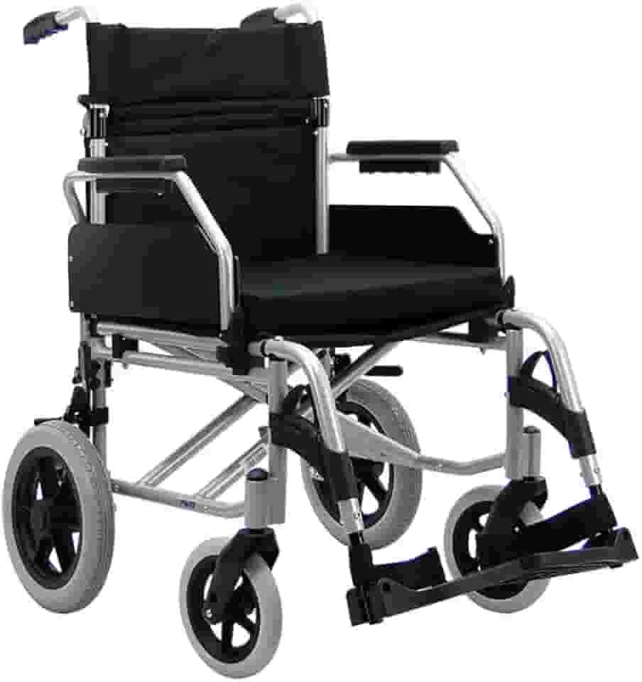 Cadeira de Rodas Manual Dobrável em Alumínio com Encosto Rebatível modelo Barcelona - Praxis