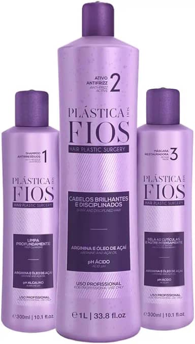 Cadiveu Plástica dos Fios Passo 2 Selagem Térmica 1L - Shampoo e Máscara 300ml