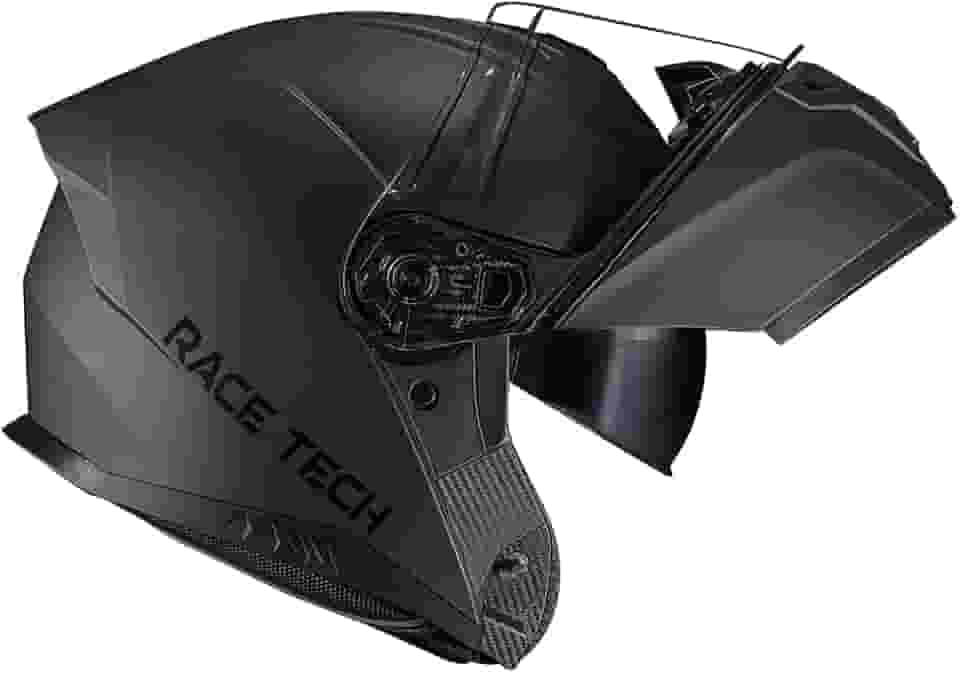 Capacete Robocop Race Tech Signal Monocolor Titanium Fosco