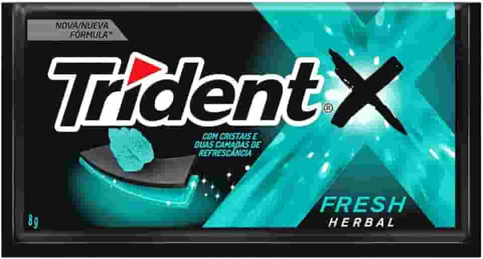 Chiclete Trident Fresh Herbal 8g com 5 Unidades