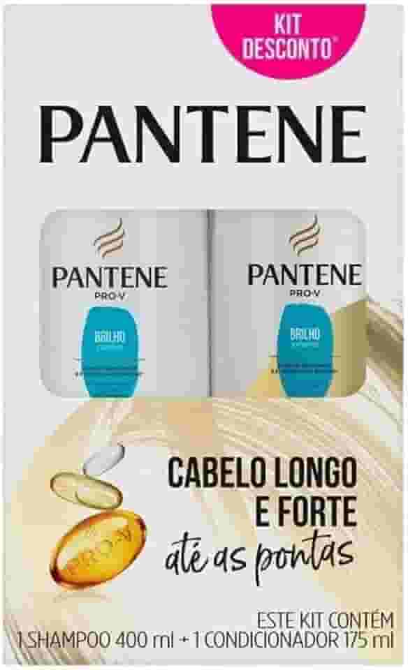 Kit Shampoo+Condicionador Pantene Brilho Extremo, PANTENE