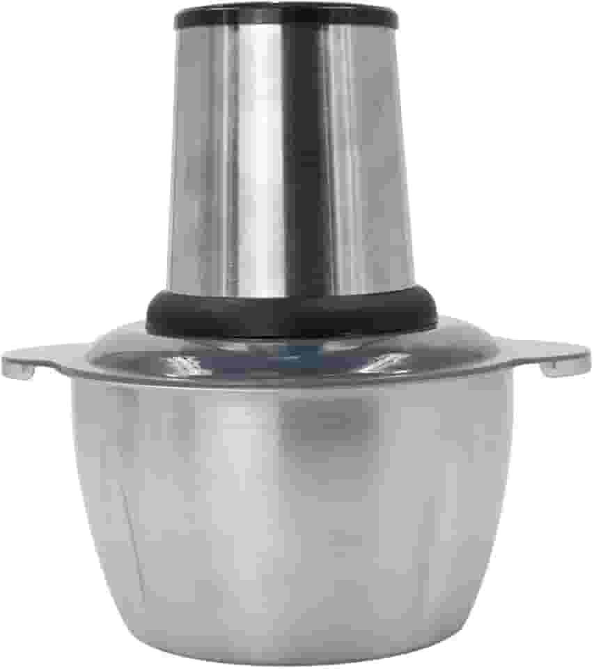 Triturador Processador Mini Moedor Maquina De Corta Moer Picador De Alimentos Carne Frutas Alho e Cebola Legumes Temperos Elétrico Portátil Profissional 3 Litros 110V