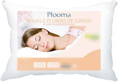 Travesseiro 50% Penas e 50% Plumas, Plooma, Branco, Penas e Plumas de Ganso