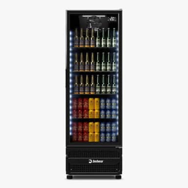 Cervejeira Imbera 393 Litros Porta De Vidro Full Black Ccv290-127v