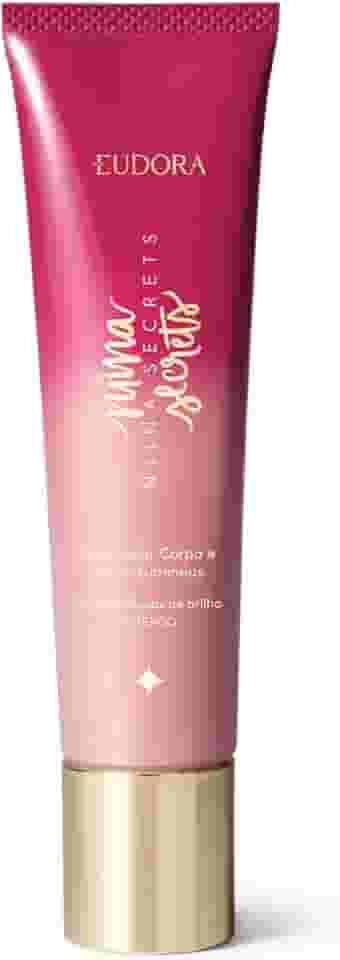 EUDORA Niina Secrets Luminous Iluminador Corpo e Rosto 60ml - Sem Parabenos - Bronze Instantâneo - Todos os Tons de Pele - Líquido