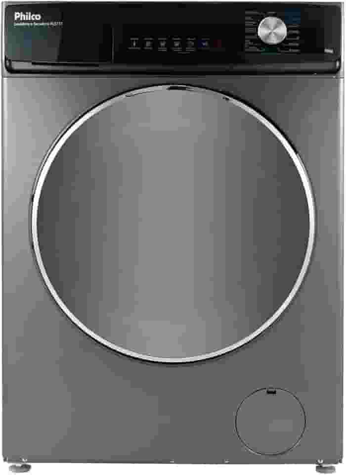Lavadora e Secadora Philco 10kg Inverter PLS11T Titanium 220V