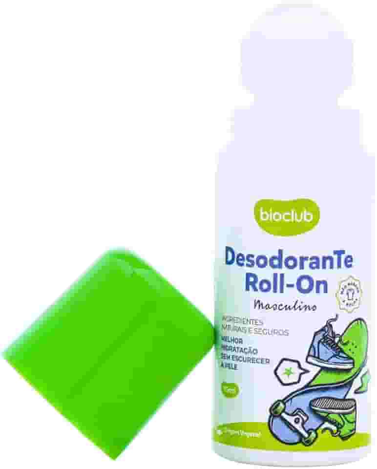 Desodorante Infantil Hipoalergênico Vegano e Orgânico Para Crianças Não Mancha Roupa Protege a Pele e Hidrata Bioclub Masculino 75ml