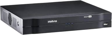 DVR 8 Canais Intelbras HD 720p + 2 IP H.265+ Até 12TB 5 em 1 Modo NVR Ipv6 Onvif S - MHDX 1108