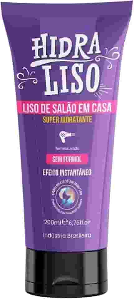 1 HidraLiso - Liso de Salao em Casa, Alisante Para Cabelo Organico, Progressiva de Chuveiro Sem Formol