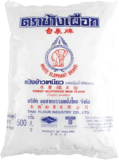 Farinha de Arroz Moti Gome White Elephant Brand Glutinoso Para Preparo de Moti, Kimchi e Topokki
