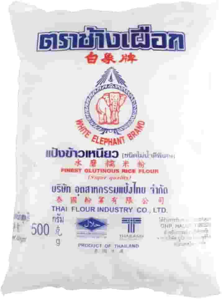 Farinha de Arroz Moti Gome White Elephant Brand Glutinoso Para Preparo de Moti, Kimchi e Topokki