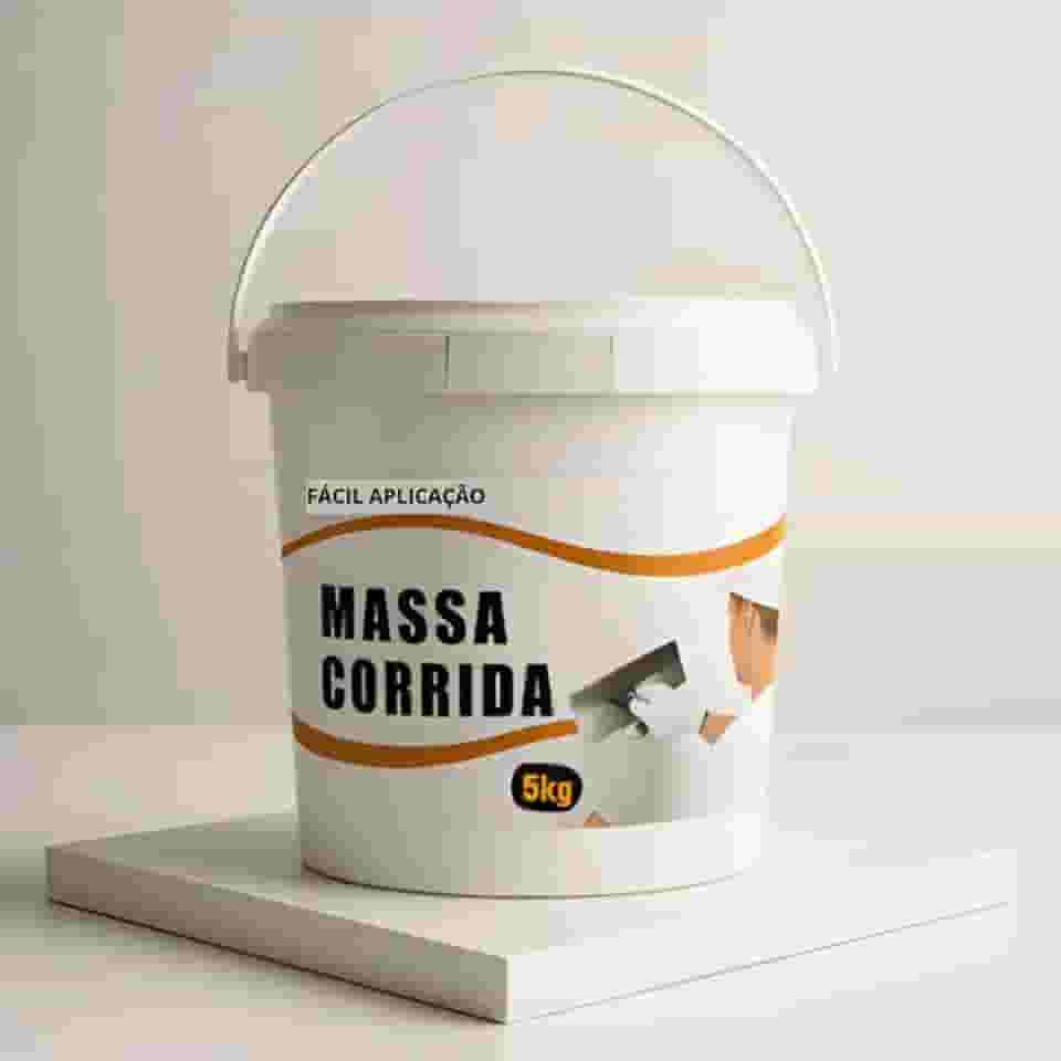 Massa Corrida PVA Interna 5kg Pronta para Uso Alta Aderência Rendimento e Acabamento Liso