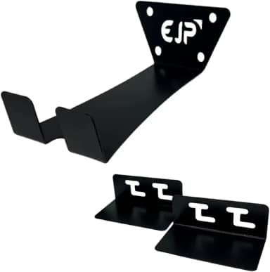 Suporte De Parede Reforçado Horizontal Para Bike Bicicleta Prende Pelo Pedal Preto Suporte Universal