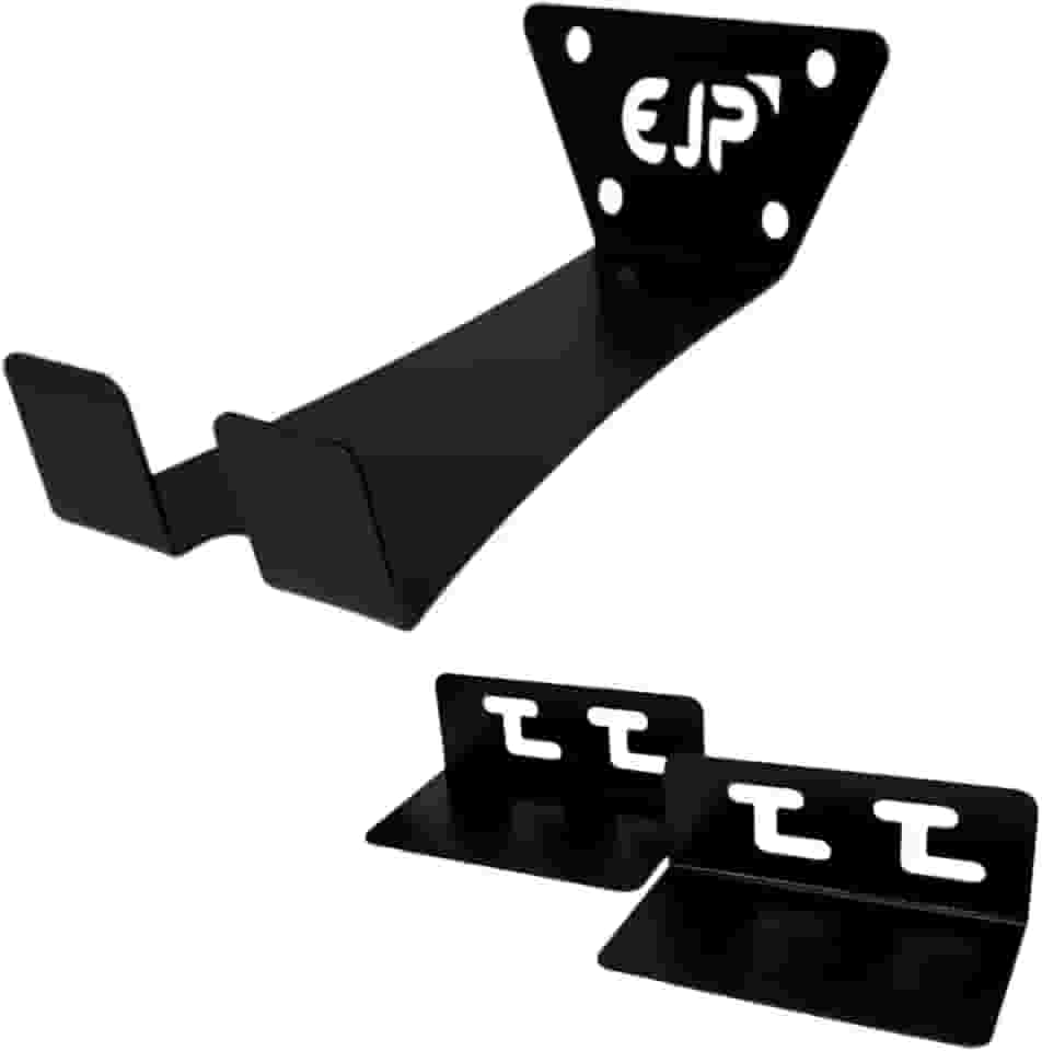 Suporte De Parede Reforçado Horizontal Para Bike Bicicleta Prende Pelo Pedal Preto Suporte Universal