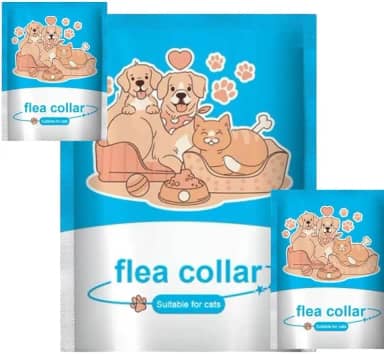 Kit Conjunto 2 unidade Coleira Antipulgas e Carrapatos – Proteção Antiparasitária com Conforto e Segurança Para Seu Cão | e Gato 42 cm