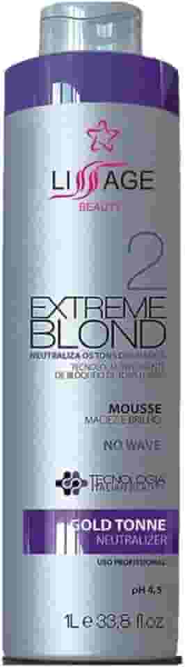 Lissage Escova Progressiva Para Loiras Sem Formol Bsk - Alisamento, Anti-amarelamento e Smoothing - Tratamento para Alisar Cabelos - Bsk