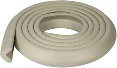 Protetor de Quina Linear em V-2mX25mmX25mm, Kababy, Creme