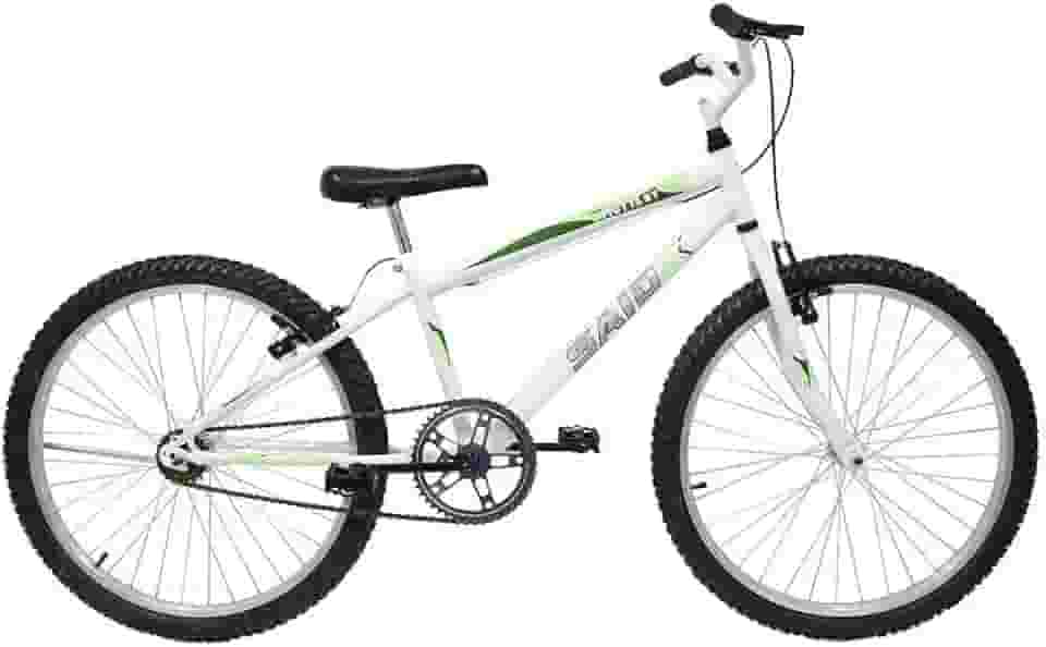 Bicicleta Aro 24 Bike Sem Marchas Feminina e Masculina Saidx Premium, Quadro em Aço, Freio V-Brake