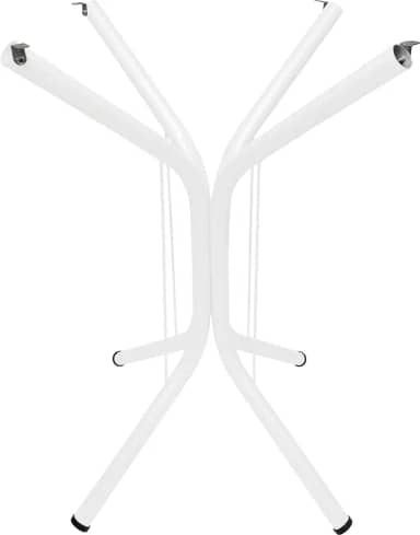 Pé Base Isa 75cm Mesa Cozinha Jantar Madeira Granito Marmore Quadrado ou Redondo (Branco)