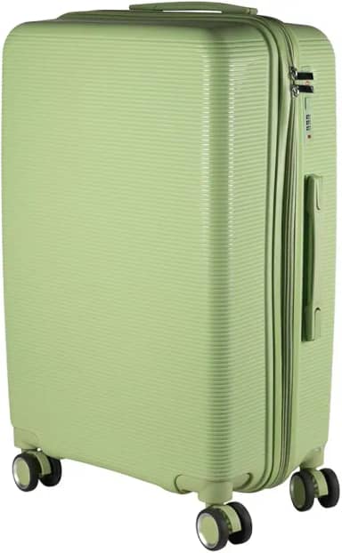 Mala de Viagem Media em Polipropileno 4 rodas 360 - AeroMalas Capadócia (Verde)