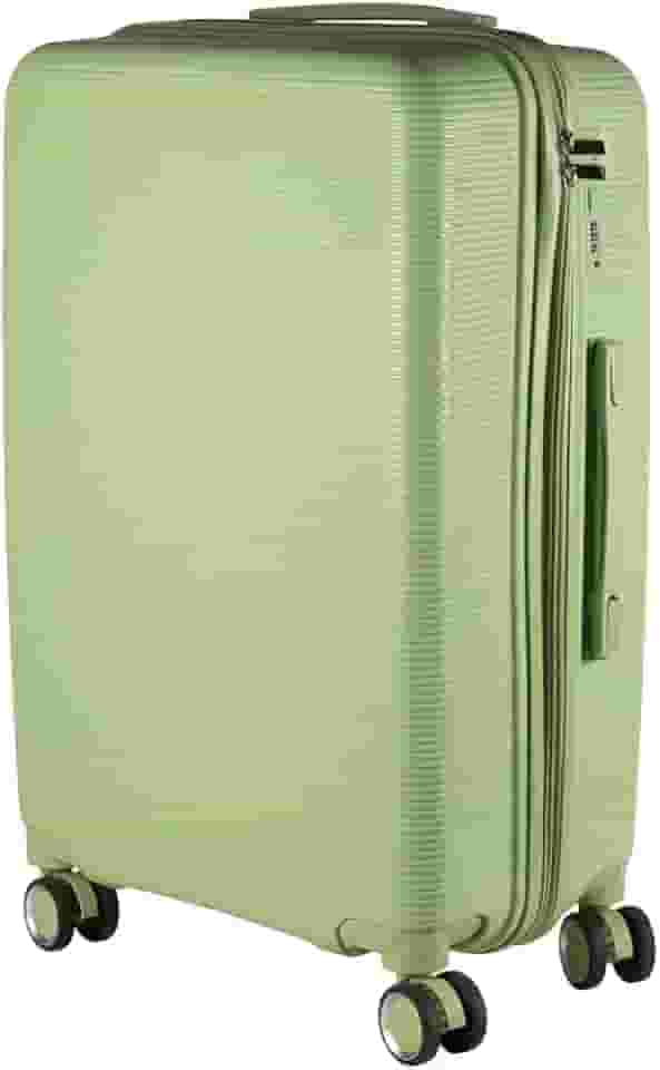 Mala de Viagem Media em Polipropileno 4 rodas 360 - AeroMalas Capadócia (Verde)