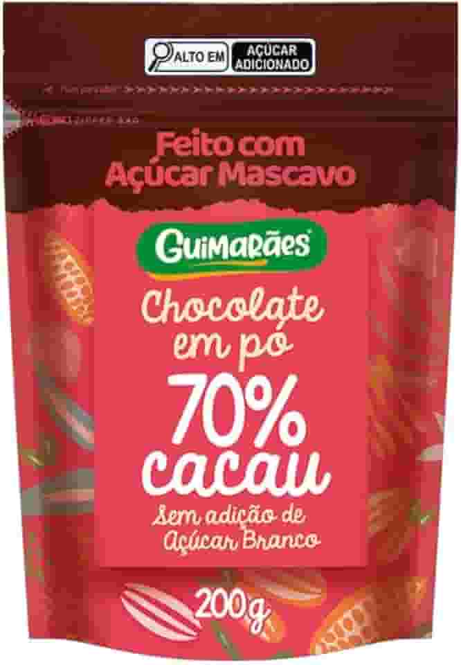 Chocolate em Pó 70% Cacau com Açucar Mascavo 200g