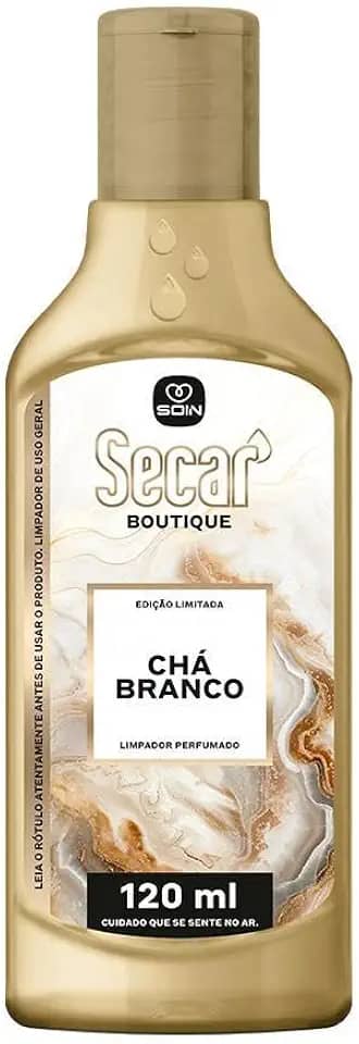 Limpador Perfumado Concentrado 1x120ml – Limpeza Profunda com Fragrâncias Exclusivas que Perfumam Seu Lar com Durabilidade, Eficiência e Suavidade. Mais Bem-Estar para o Seu Dia a Dia. (Chá Branco)