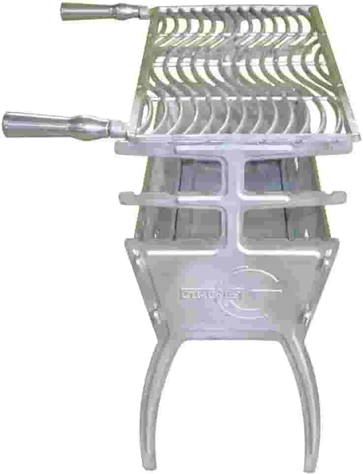 GIMENES Churrasqueira de Alumínio Fundido 81cm Desmontável, Fácil de Montar e Desmontar, Econômica