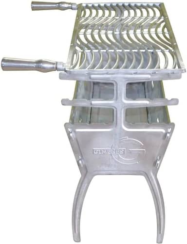 GIMENES Churrasqueira de Alumínio Fundido 81cm Desmontável, Fácil de Montar e Desmontar, Econômica