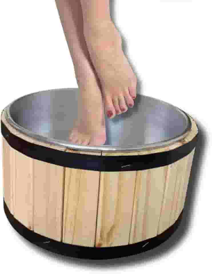 Tina Escalda Pés, Bacia de Pé Pedicure Balde Newborn Pinus, Alivia Profundamente A Fadiga