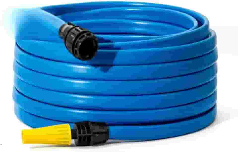 Mangueira Antitorção Resistente e Reforçada Azul para Jardim 50M - Não Enrola, Resistente a UV, Ideal para Regar Plantas e Lavar Quintais(10 Metros)