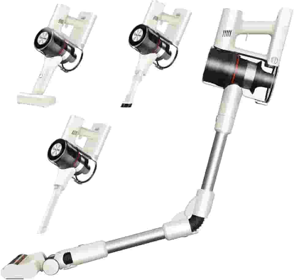 LILIN i7 Aspirador Portátil sem fios Multifunções, Aspirador de pó Vertical leve 55 Minutos 30kPa Sucção Potente, 5 Modos Operação, Tapete, Cama, Sofá, Carro & Pelos de Pet, Do Brasil, Bivolt