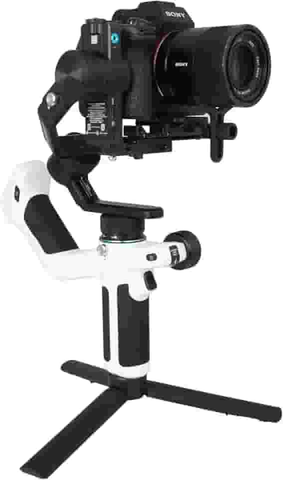 SCORP-Mini-2 Gimbal portátil estabilizador de 3 eixos com rastreamento IA para câmera sem espelho e bolso como Sony, Canon, Nikon, Panasonic, para câmera de ação como GoPro e smartphone, carga