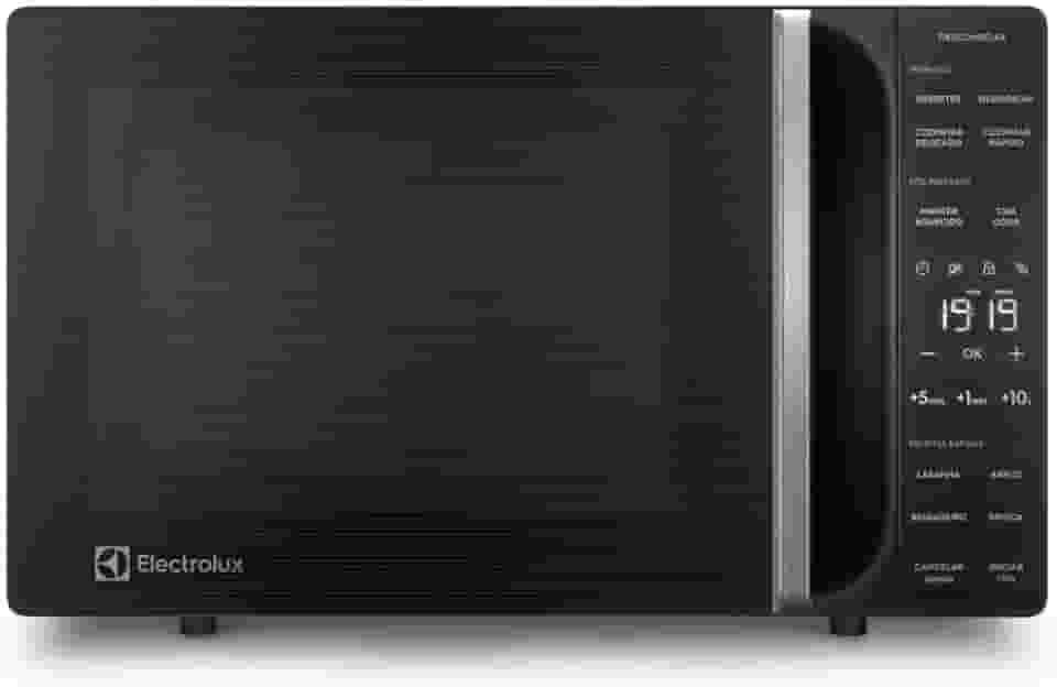 Micro-ondas Electrolux 23L Preto Efficient com Descongelamento Assistido (ME23P) - 127V