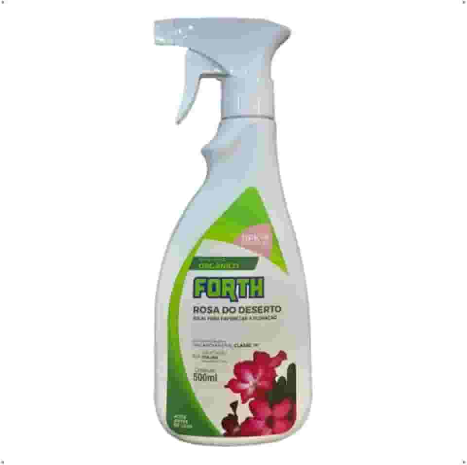 Fertilizante Adubo Forth Rosa Do Deserto Pronto Uso 500ml Npk + Micronutrientes Para Flores Bonitas
