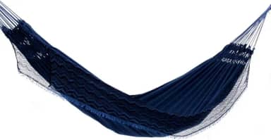 Rede de Dormir Jeans Life Azul com Preto