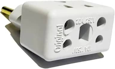 Transforme Suas Tomadas com o Kit 03 Adaptadores Tomada T Bob Benjamin 10A/20A Bivolt 250v Adapte suas tomadas Compatível com Airfryer Microondas Secadores e mais