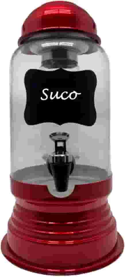 Suqueira, Refresqueira, Chopeira de Alumínio, 2,7 Litros, com Porta Gelo