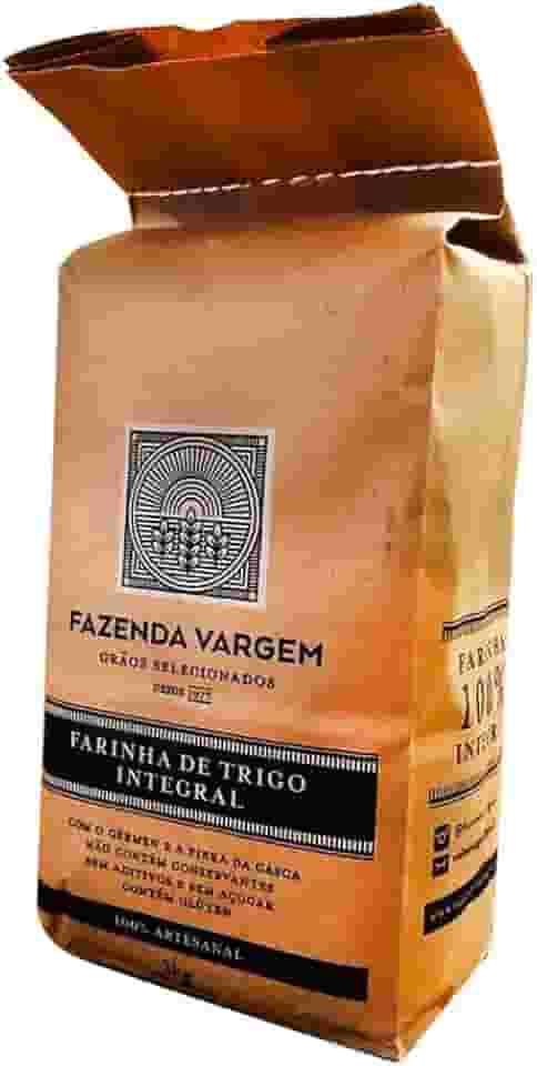 Farinha de Trigo Integral Artesanal 1kg Fazenda Vargem
