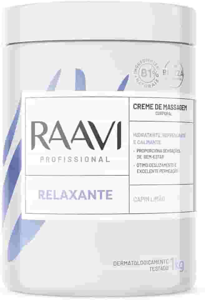 Creme de Massagem Corporal Relaxante Raavi 1kg