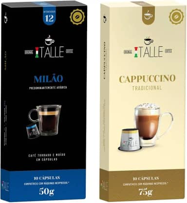 Cápsulas Compativeis Nespresso Café Cappuccino Café Italle