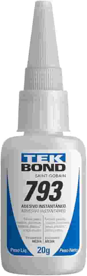 Adesivo Instantaneo TekBond 793 20g A Bico Antientupimento, unidade