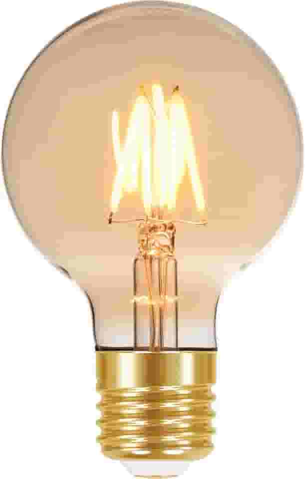 Lâmpada LED Filamento Vintage Globo E27, 4W, Ambar Taschibra G80 11080382