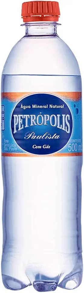 PACK AGUA PETROPOLIS PAULISTA PET 500 ML Com Gás 12 unidades