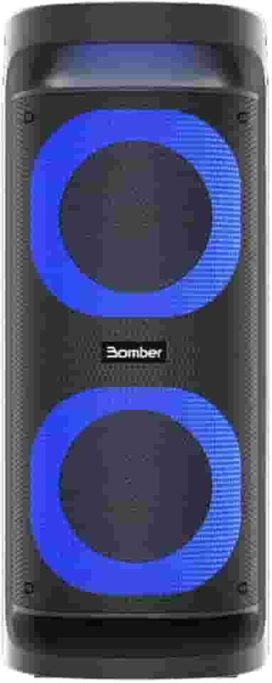 Bomber, Caixa de Som Portátil Amplificada Bomber Party 1360 1500W 4 Alto Falantes Tws Blueetoth Bateria 110V/220V