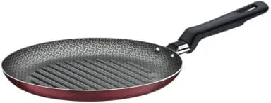 Bistequeira Em Alumínio Com Revestimento Interno Antiaderente Starflon T1 Ø22cm Tramontina Vermelha