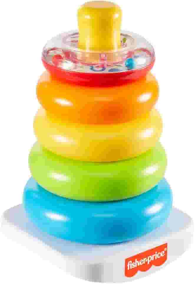 Fisher-Price Brinquedo para Bebês Pirâmide de Argolas para crianças a partir de 6 meses
