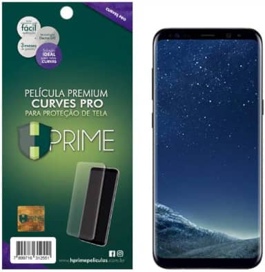 Pelicula Curves Pro para Samsung Galaxy S8 Plus, HPrime, Película Protetora de Tela para Celular, Transparente